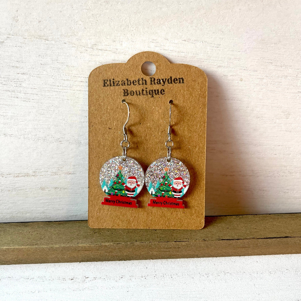 Handcrafted earrings with stainless steel earring wires and components.
Plastic charms.