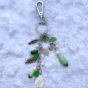 Spring Leaves Keychain