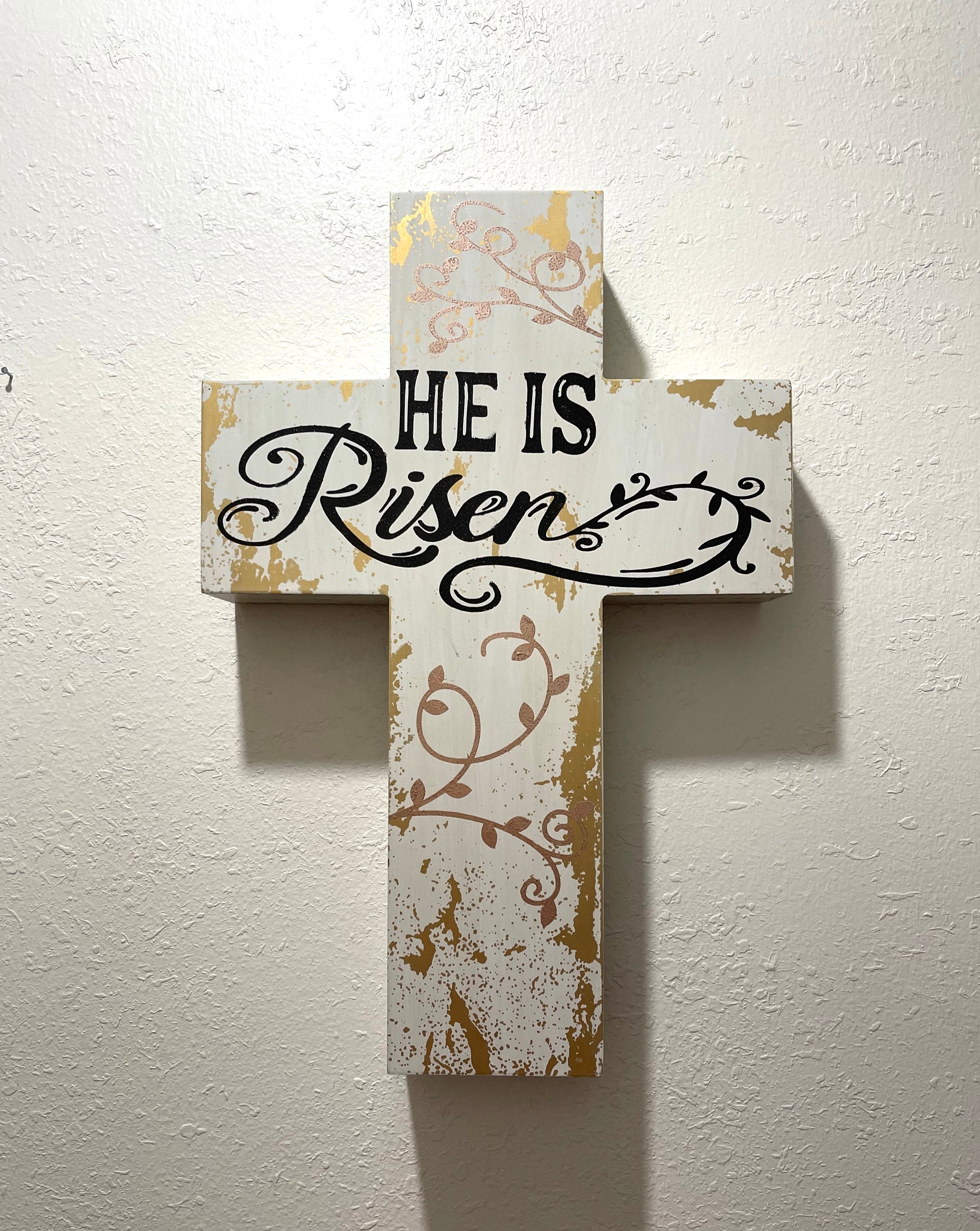 He Is Risen Cross